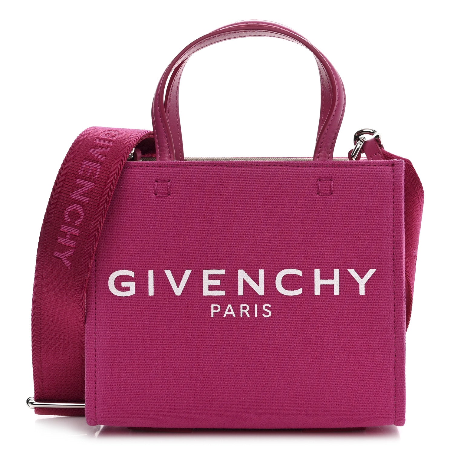 Givenchy Canvas Mini G Shopping Tote Neon Pink 1 of 10