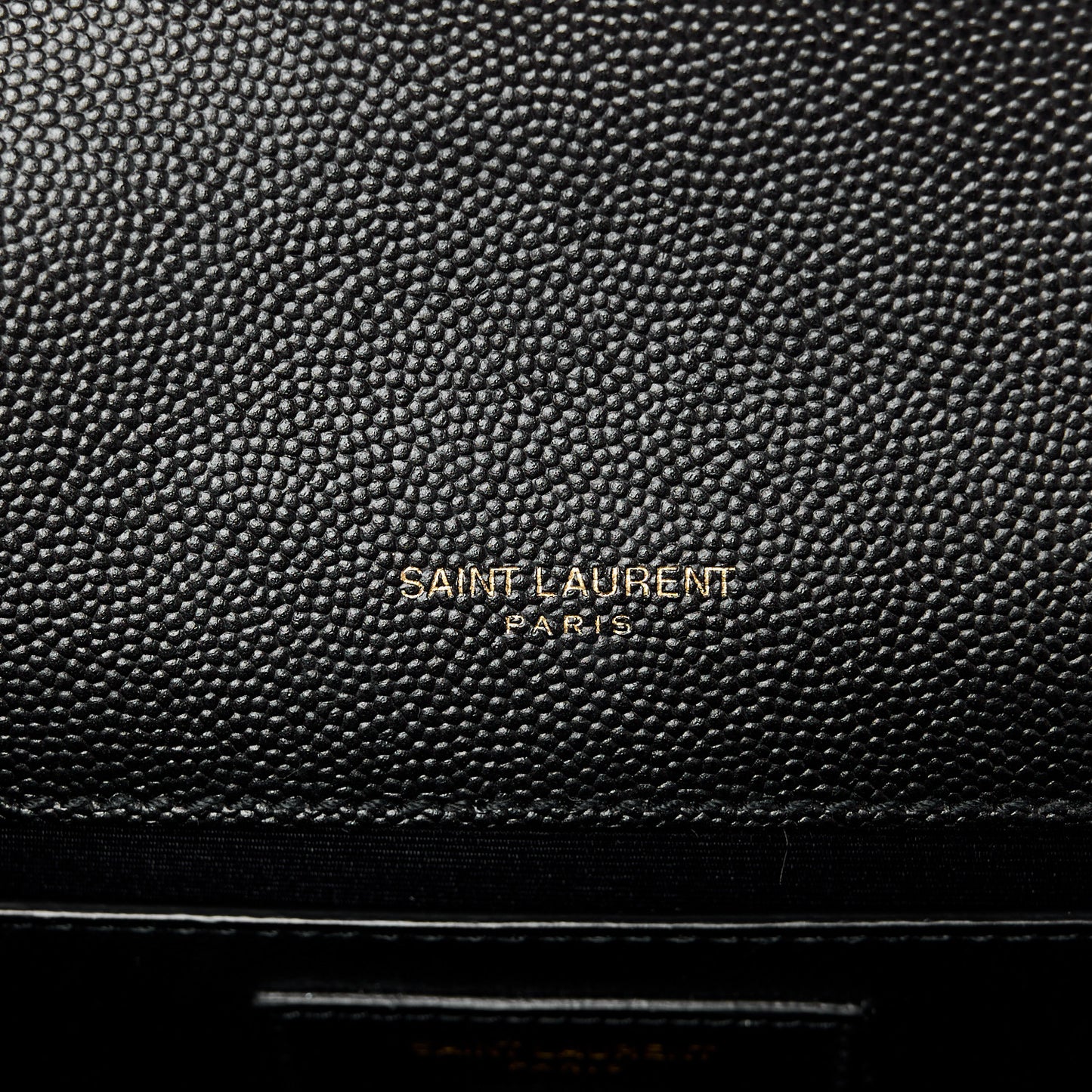 Grain De Poudre Medium Monogram Kate Satchel Black