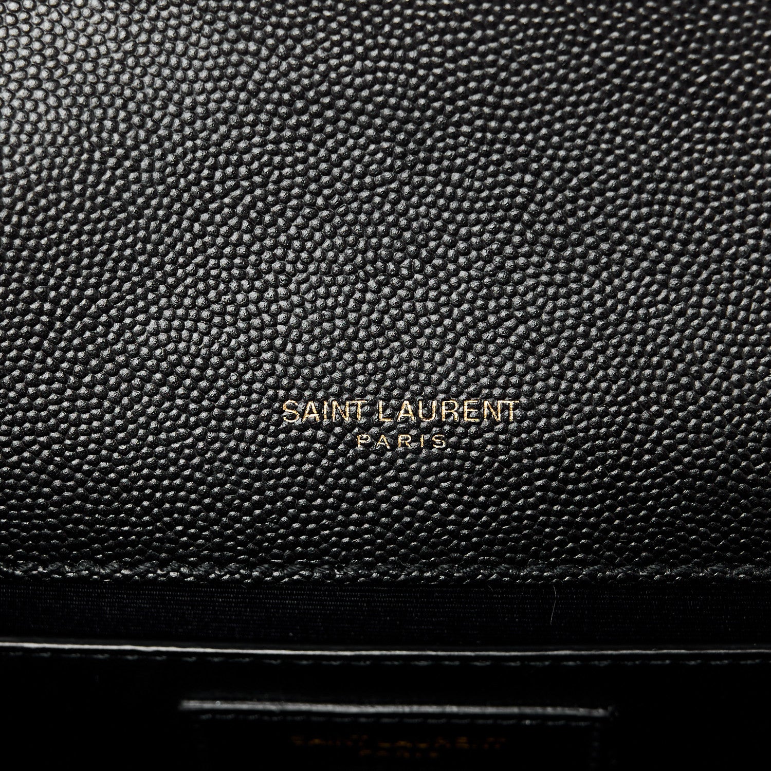 Saint Laurent Grain De Poudre Medium Monogram Kate Satchel Black 6 of 12