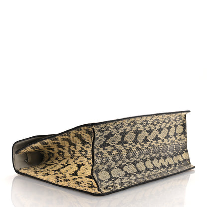 Gucci Snakeskin Medium Sylvie Top Handle Roccia 4 of 10