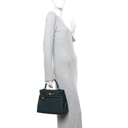 Hermes Togo Kelly Retourne 28 Vert Cypress 2 of 10