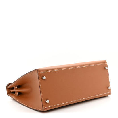 Hermes Epsom Kelly Sellier 28 Gold 4 of 10