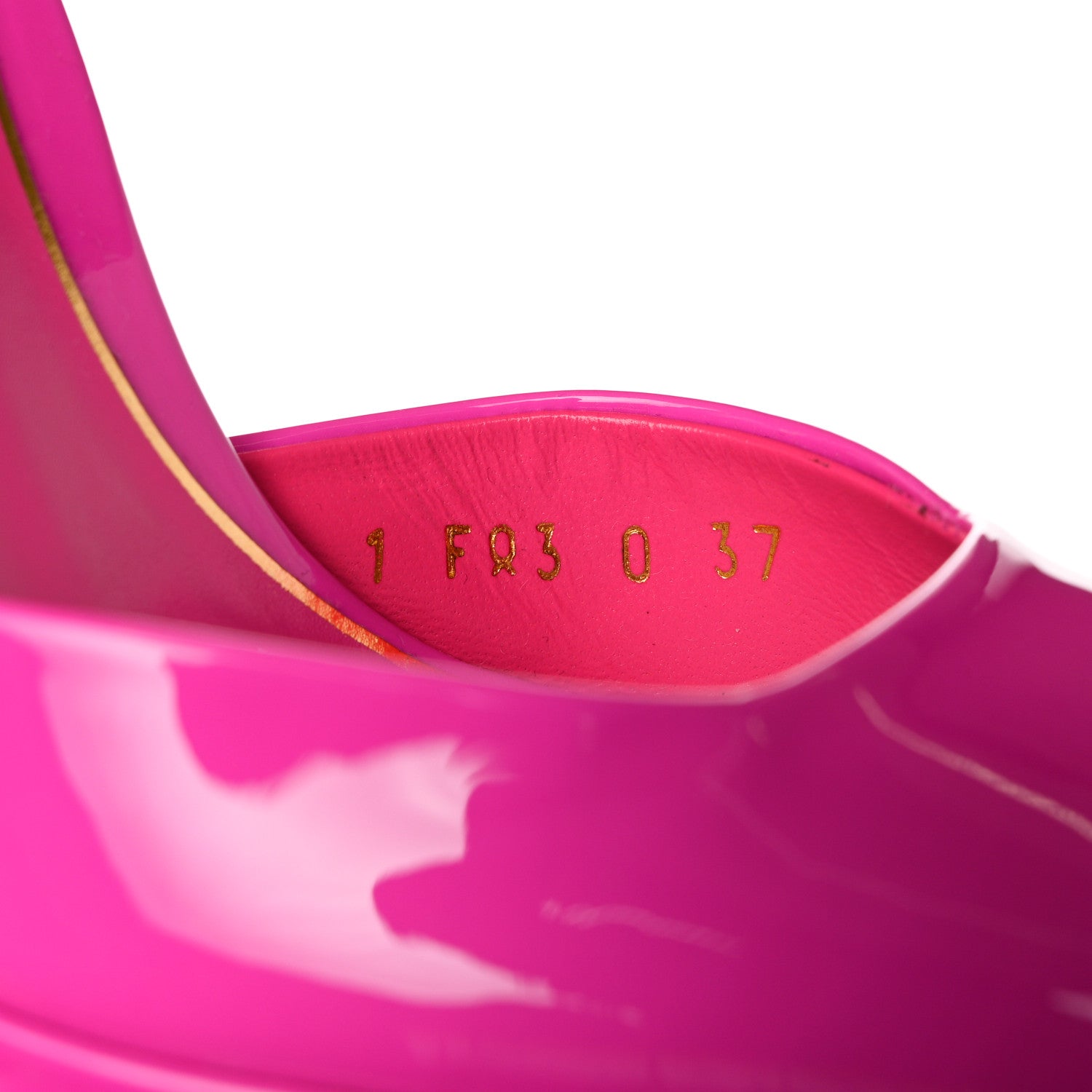 Valentino Garavani Patent DiscoBox 80/180mm Platform Pumps 37 Pink PP 6 of 10