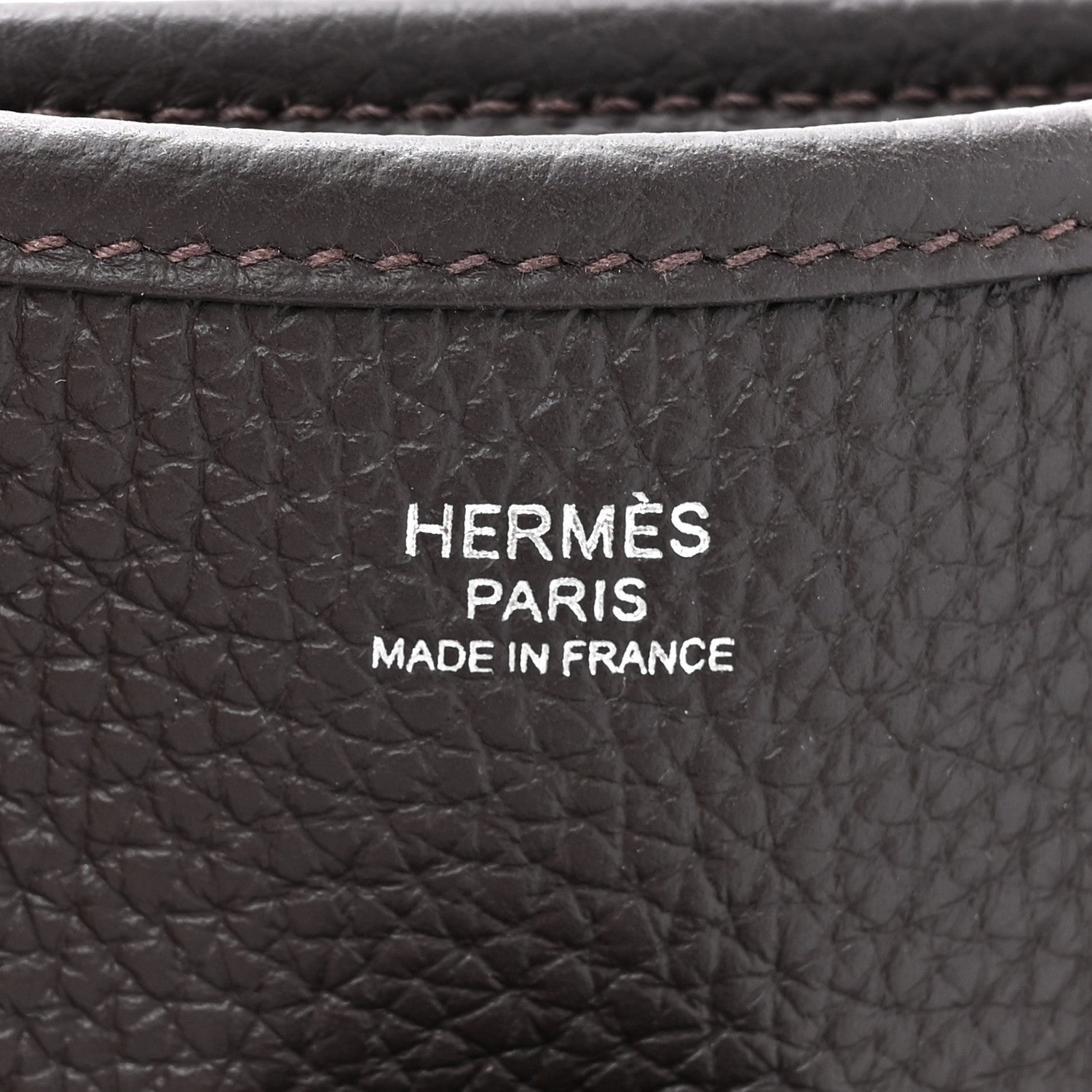Hermes Taurillon Clemence Evelyne III PM Macassar 6 of 11