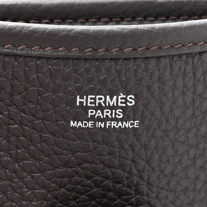 Hermes Taurillon Clemence Evelyne III PM Macassar 6 of 11