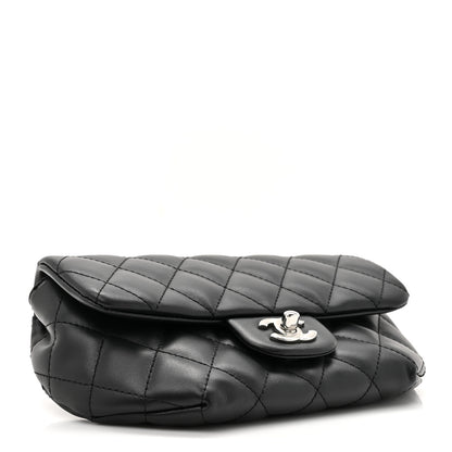 Chanel Calfskin Quilted CC Uniform Flap Belt Bag Black 4 of 11