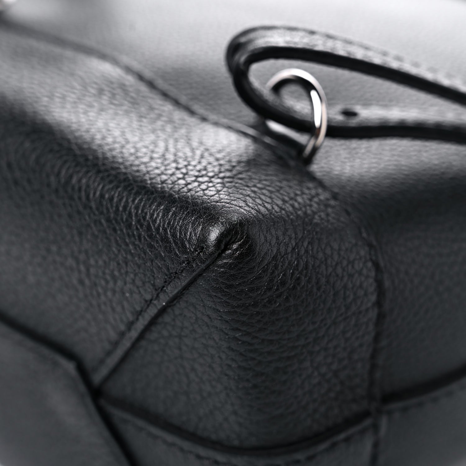 Louis Vuitton Calfskin Lockme Mini Backpack Black 9 of 14