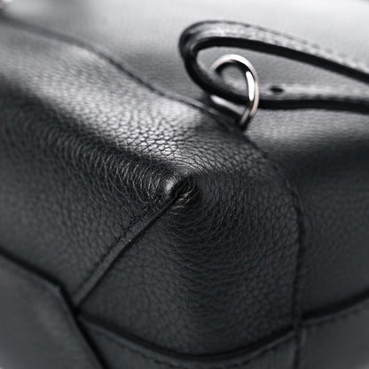 Louis Vuitton Calfskin Lockme Mini Backpack Black 9 of 14
