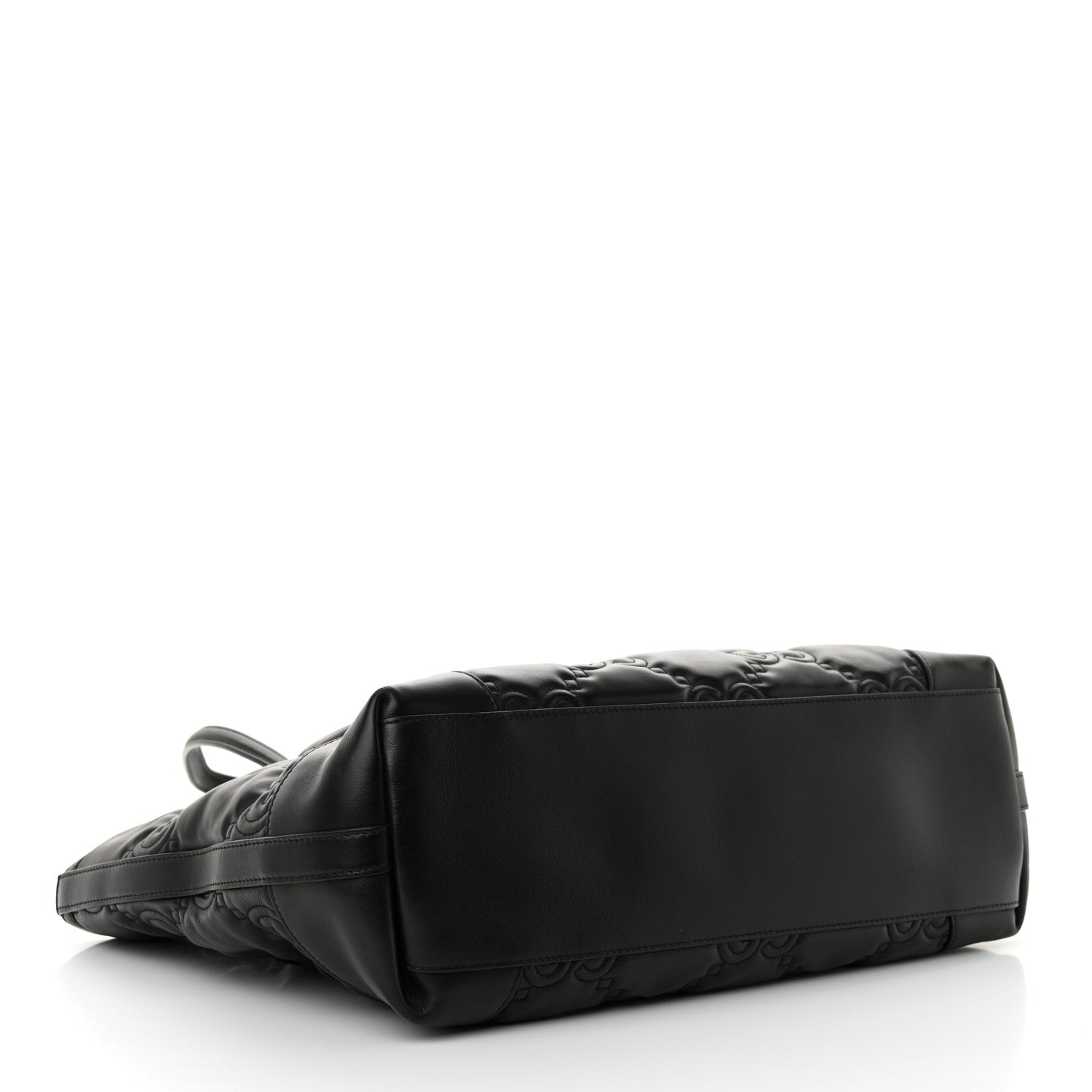 Gucci Calfskin GG Matelasse Medium Ophidia Shopping Tote Black 4 of 14