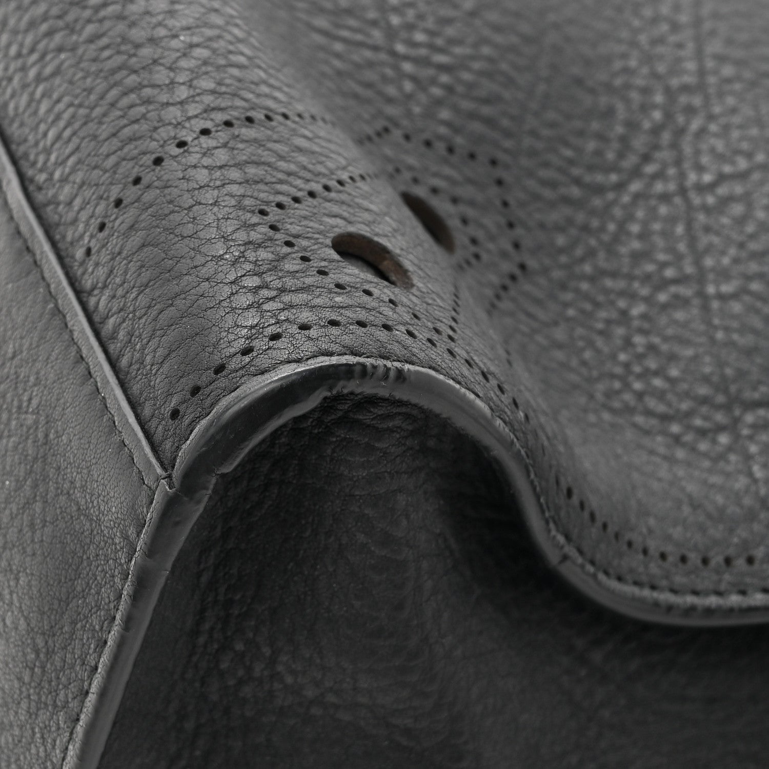 Balenciaga Veau Soyeux Perforated Blackout Hardware City Black 14 of 14