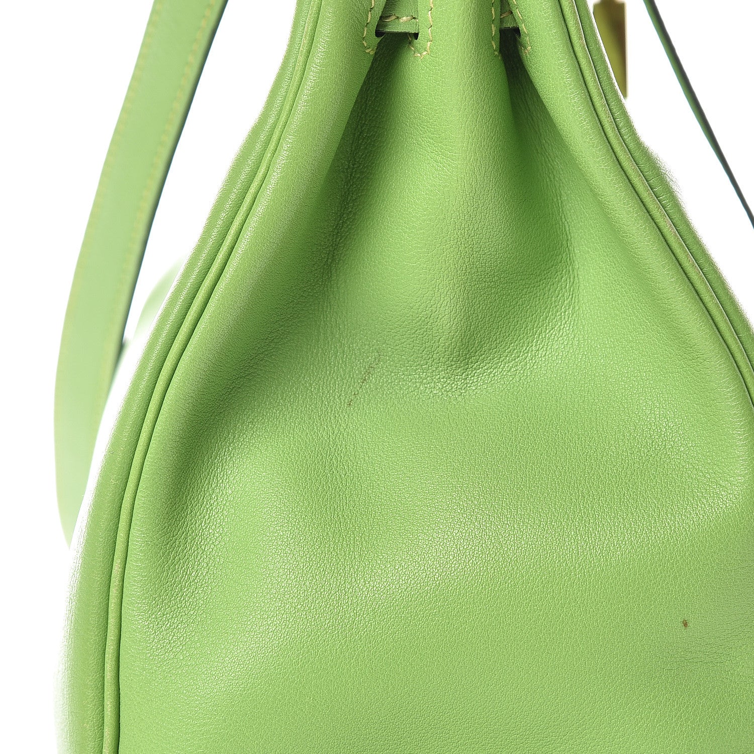 Hermes Veau Gulliver Kelly Retourne 32 Vert Cru 42 of 46