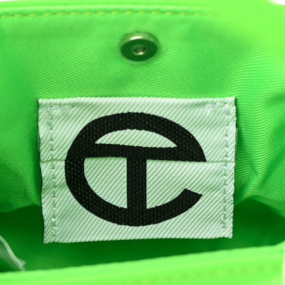 Telfar Vegan Leather Small Shopping Bag Highlighter Green 6 of 10
