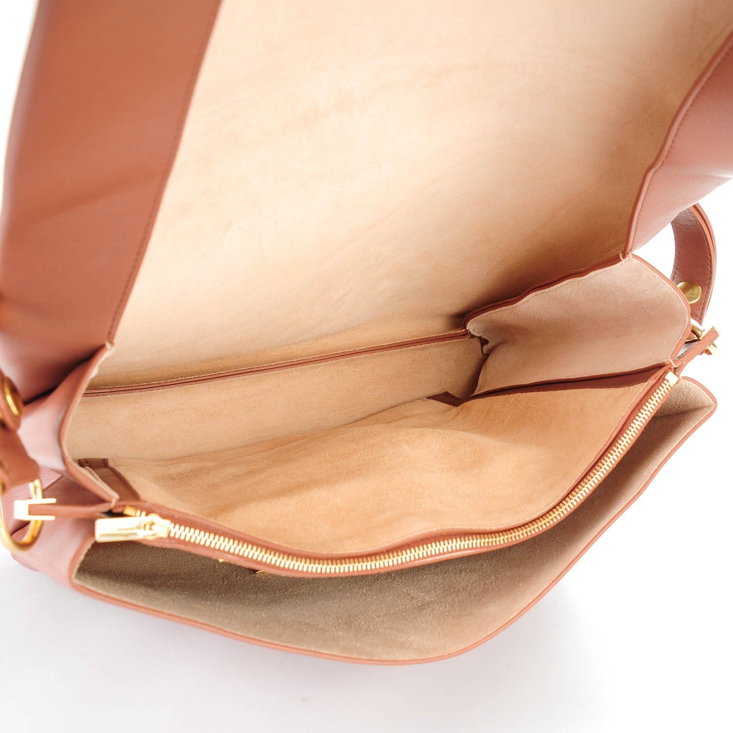 Calfskin Blade Flap Sienna