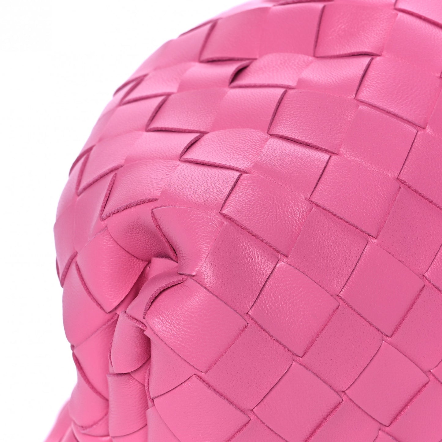 Nappa Maxi Intrecciato The Pouch Oversized Clutch Pink
