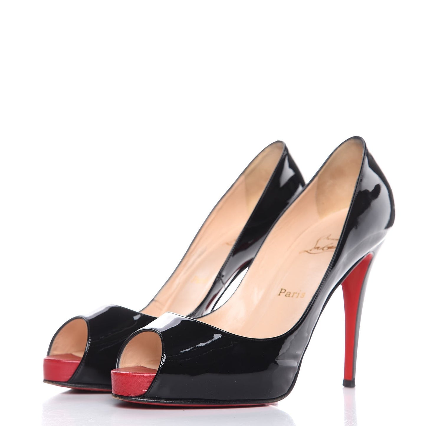 Patent Very Prive 120 Pumps 41 Black Red