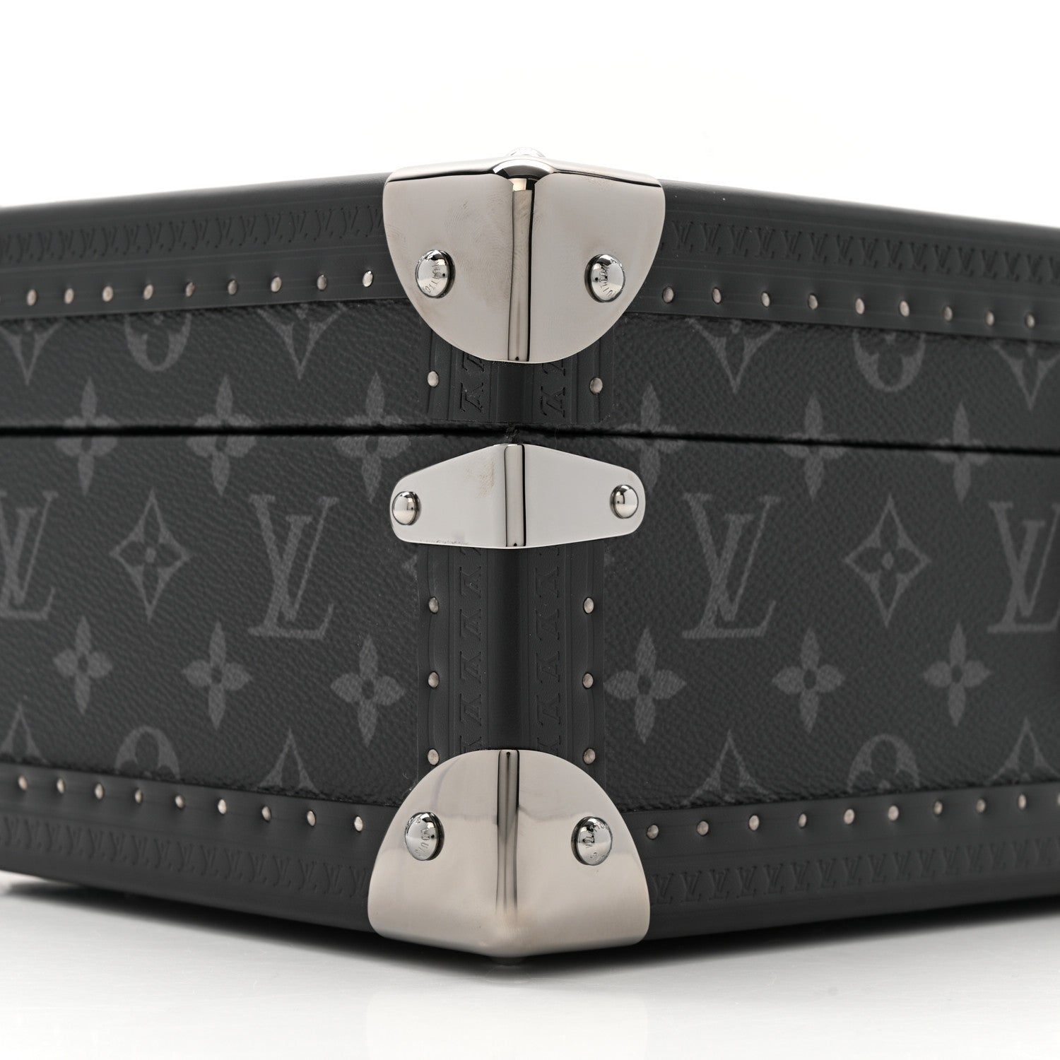 Louis Vuitton Monogram Eclipse Coffret 8 Watch Case Black 9 of 11