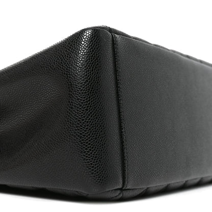 Chanel Caviar Quilted Grand Shopping Tote GST Black 9 of 10