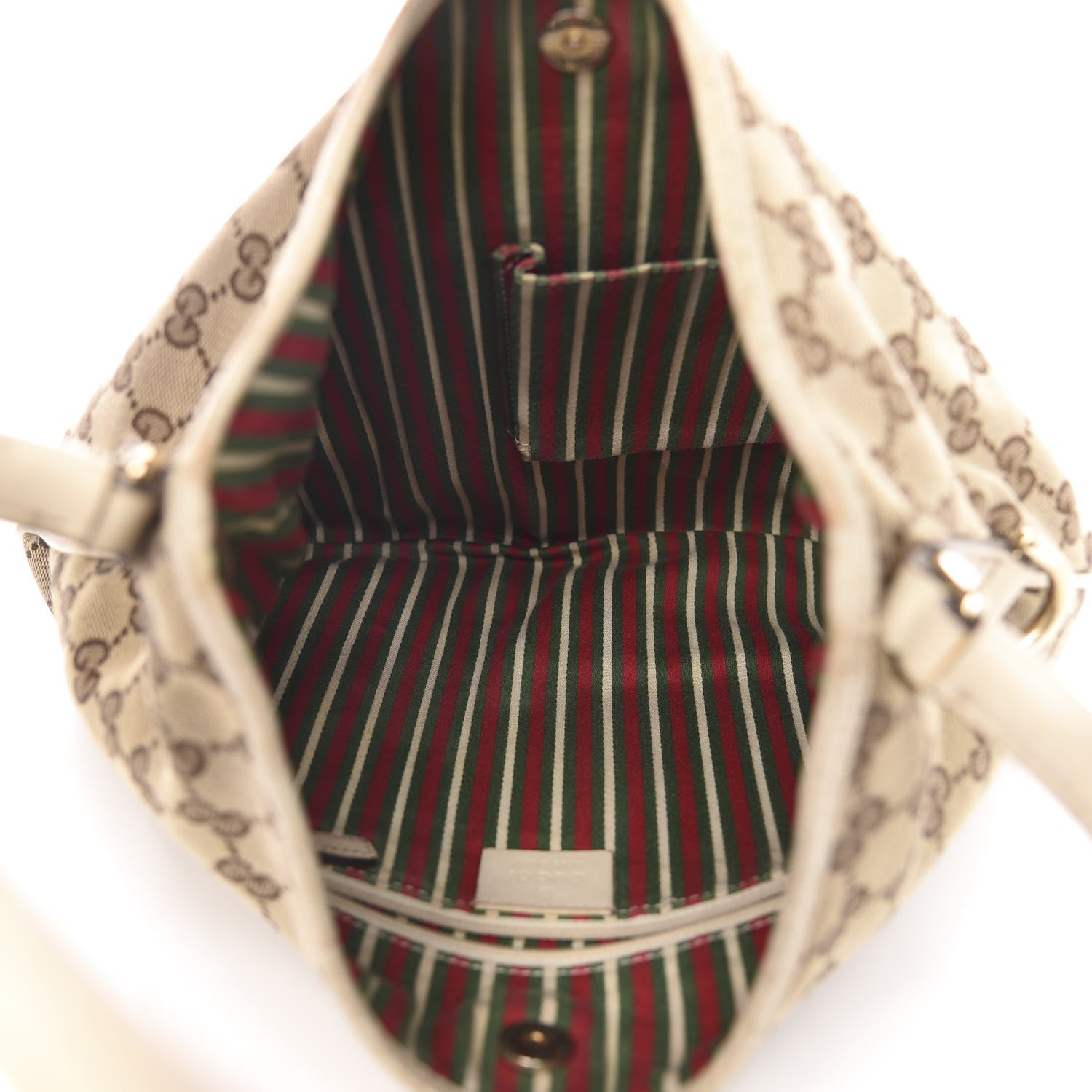 Gucci Monogram Medium New Britt Hobo Off White 5 of 15