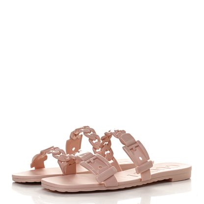 Gucci Rubber Womens Slide Sandals 37 Perfect Pink 3 of 10