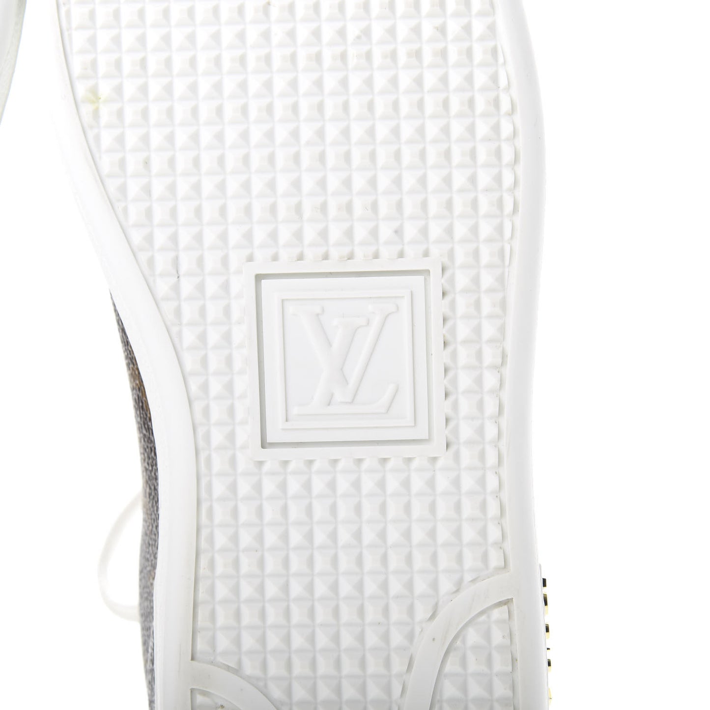 Calfskin Monogram LV Black Heart Sneakers 36 Cacao