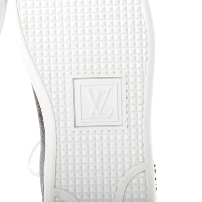 Louis Vuitton Calfskin Monogram LV Black Heart Sneakers 36 Cacao 6 of 10