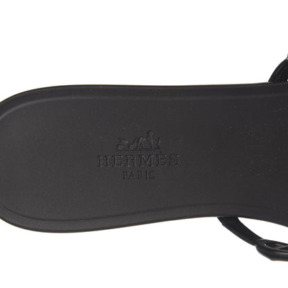 Hermes TPU Rivage Sandals 36 Black 7 of 7
