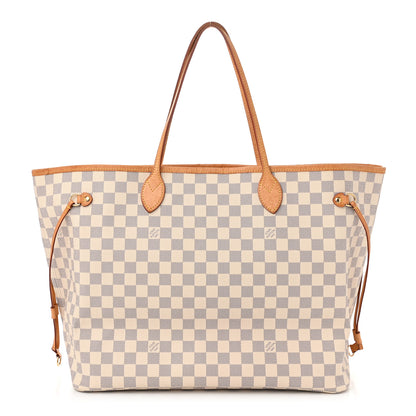 Louis Vuitton Damier Azur Neo Neverfull GM Rose Ballerine 1 of 12