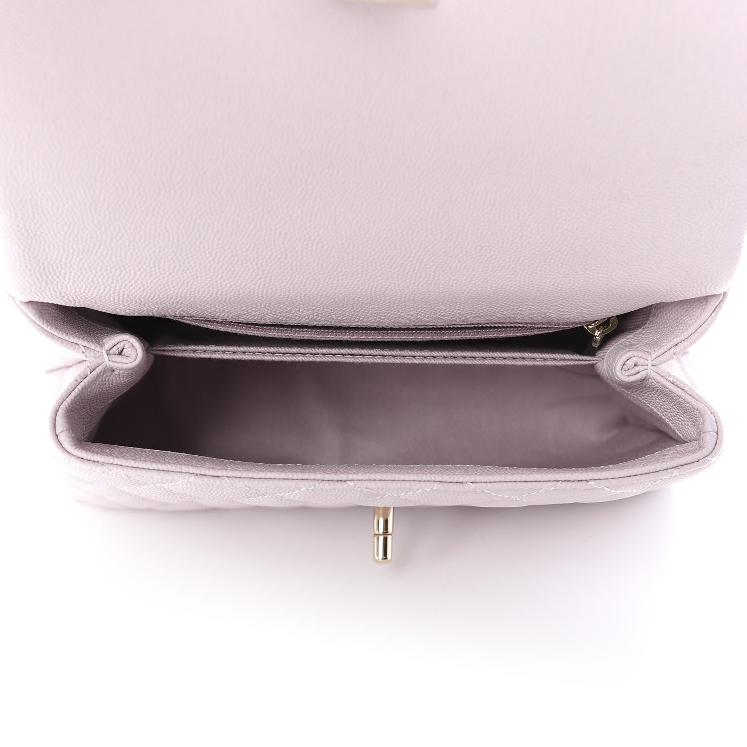 Chanel Caviar Quilted Mini Coco Handle Flap Lilas Lilac 5 of 11