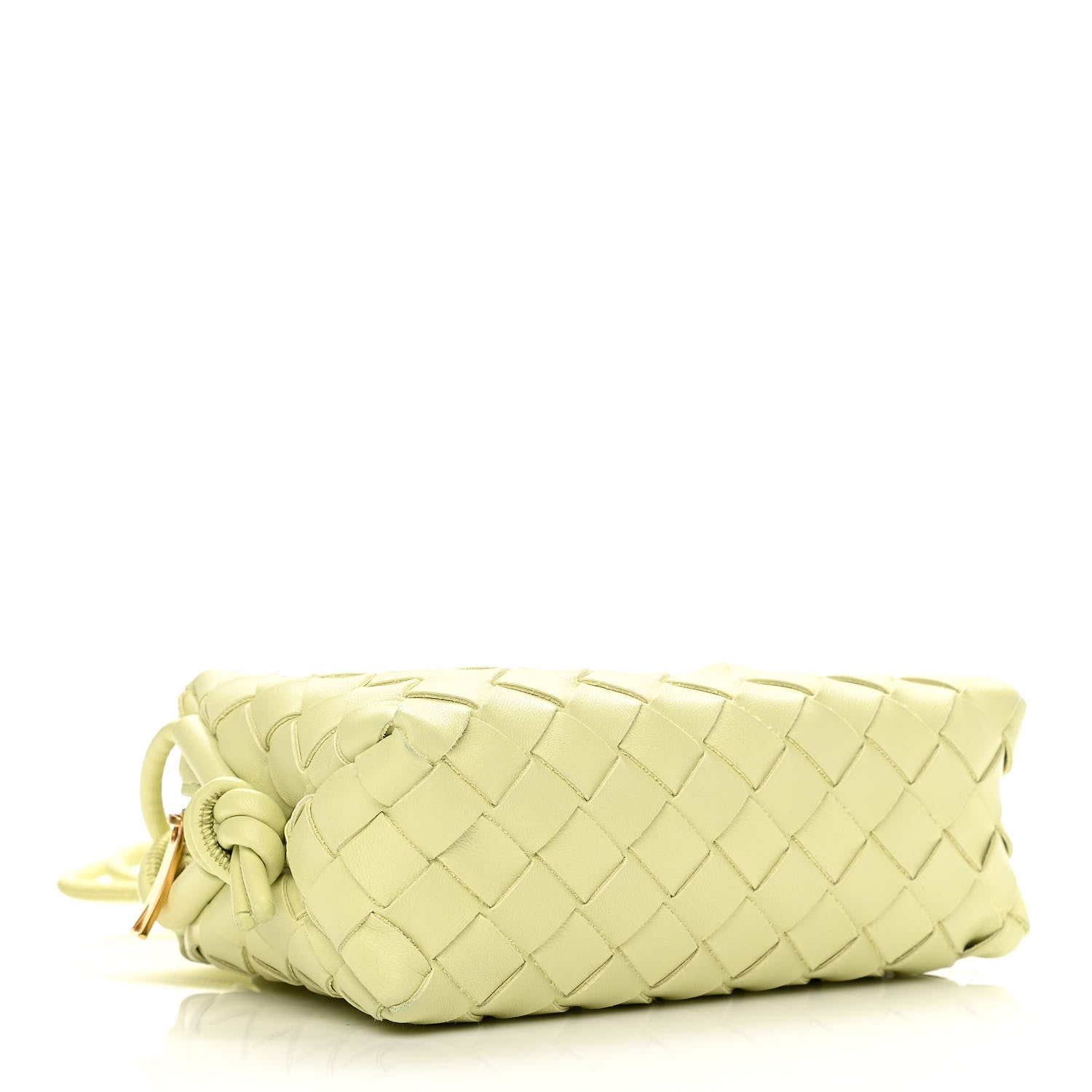 Bottega Veneta Nappa Intrecciato Mini Loop Camera Bag Lemon Washed 4 of 9
