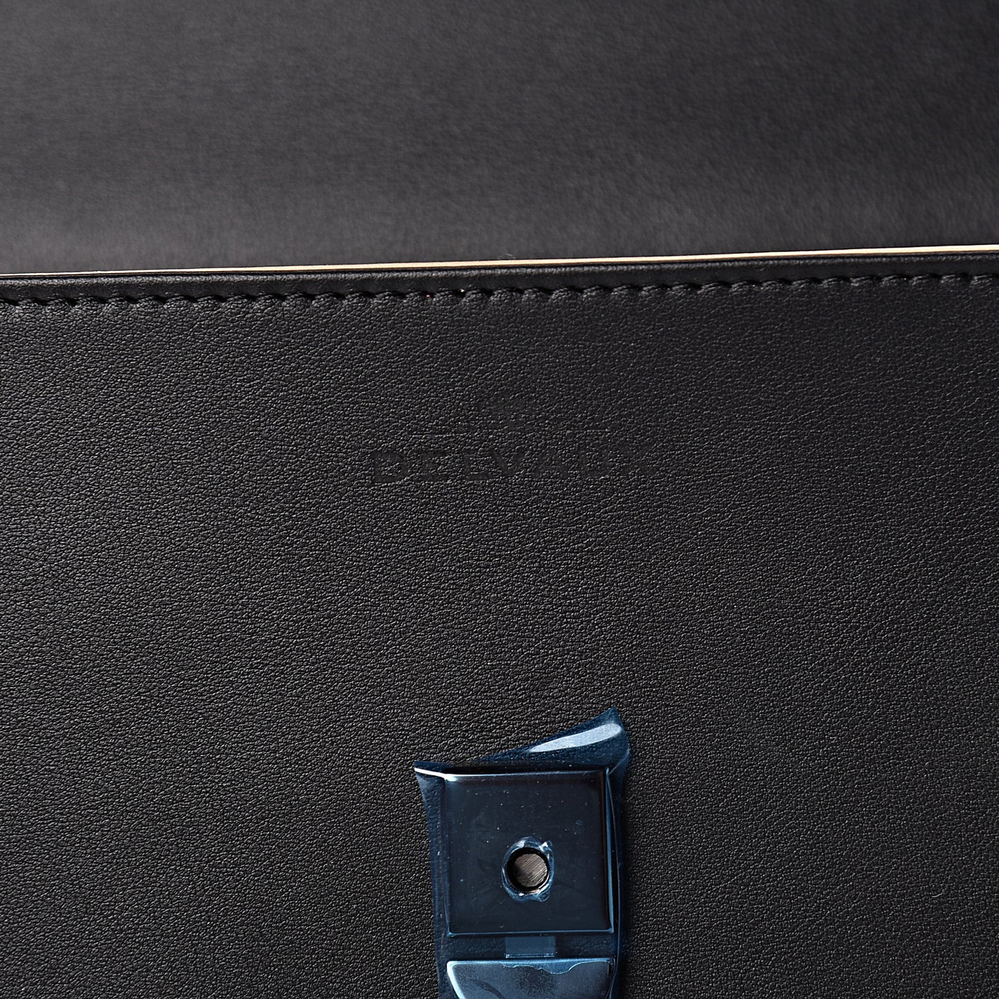 Smooth Calfskin GM Tempete Satchel Black