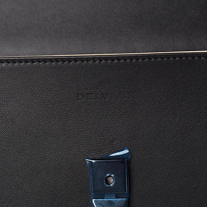 Delvaux Smooth Calfskin GM Tempete Satchel Black 10 of 11