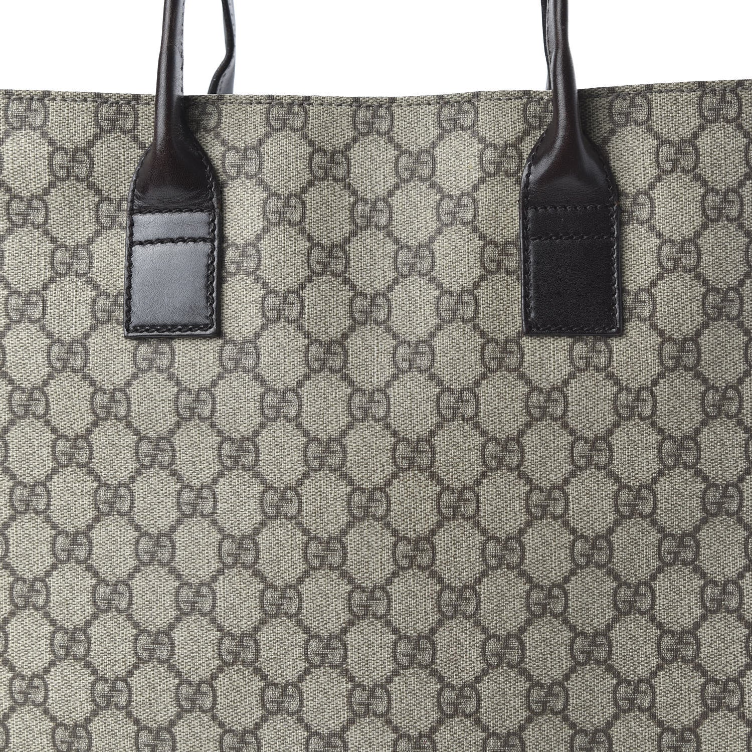 Gucci GG Plus Monogram Small Vertical Tote Dark Brown 10 of 10