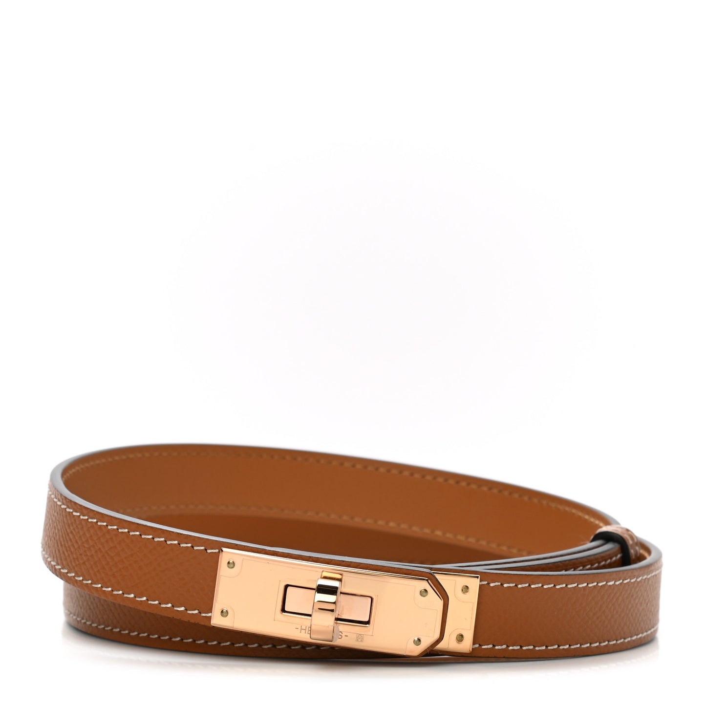 Epsom Kelly Belt Gold