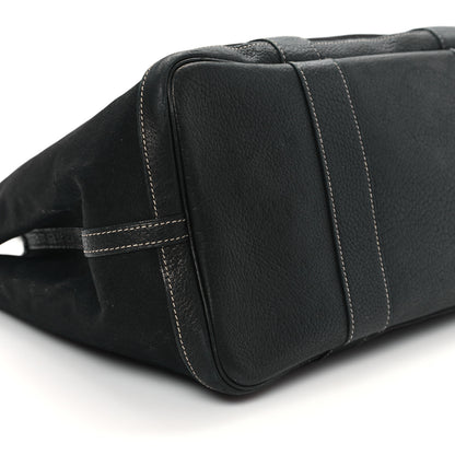 Hermes Toile Vache Country Garden Party 36 Black 9 of 13