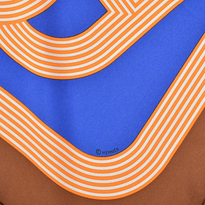 Hermes Silk Circuit 24 Faubourg Scarf 90 3 of 4