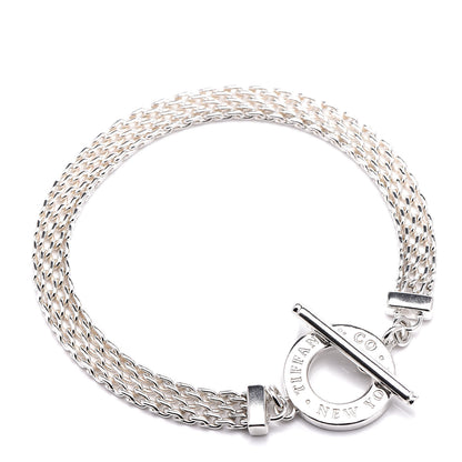 Tiffany Sterling Silver Somerset Toggle Bracelet 1 of 4