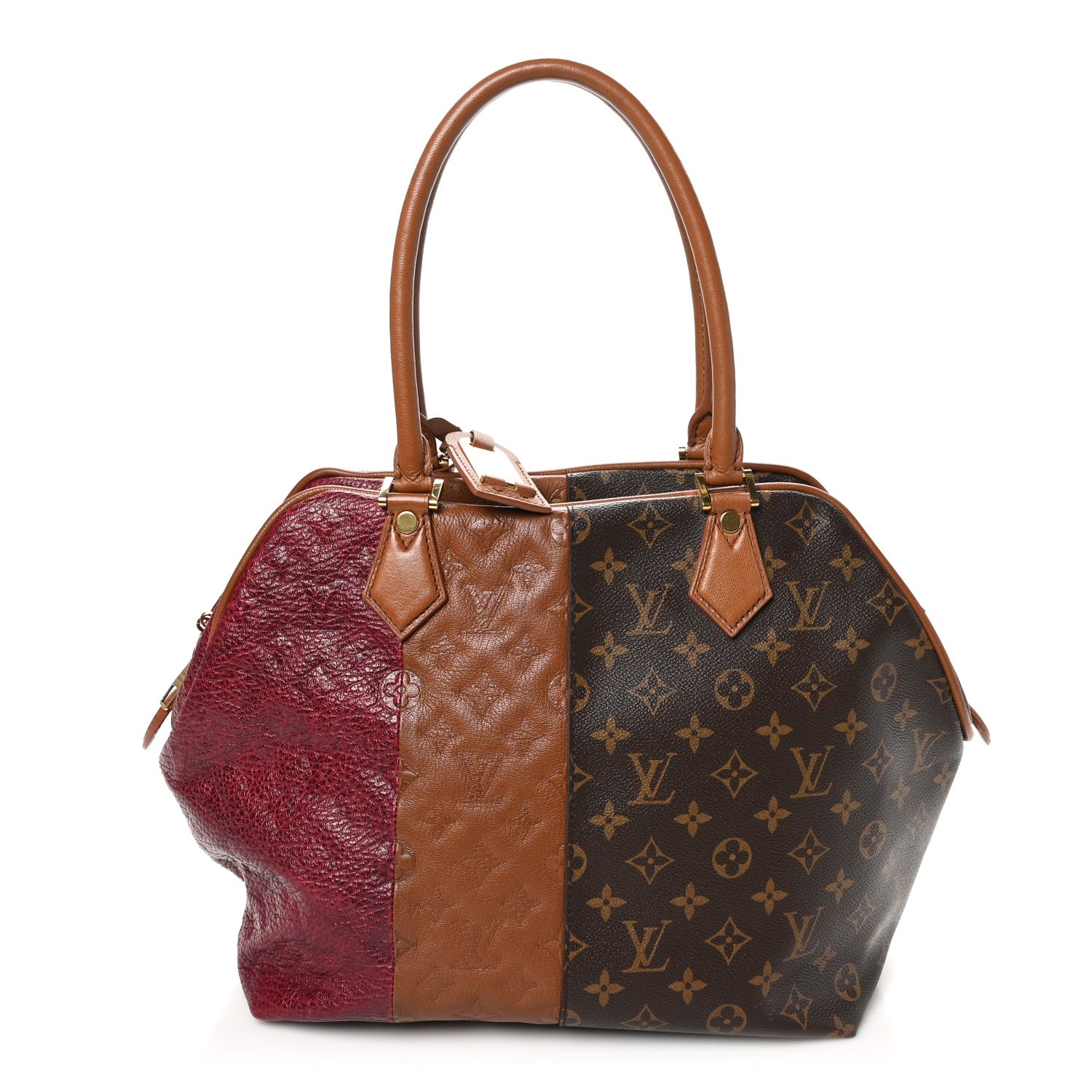 Louis Vuitton Monogram Stripes Medium Bag Bordeaux 1 of 17