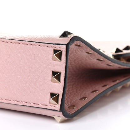 Valentino Garavani Pebbled Calfskin Medium Rockstud Flip Lock Crossbody Bag Loto 9 of 9