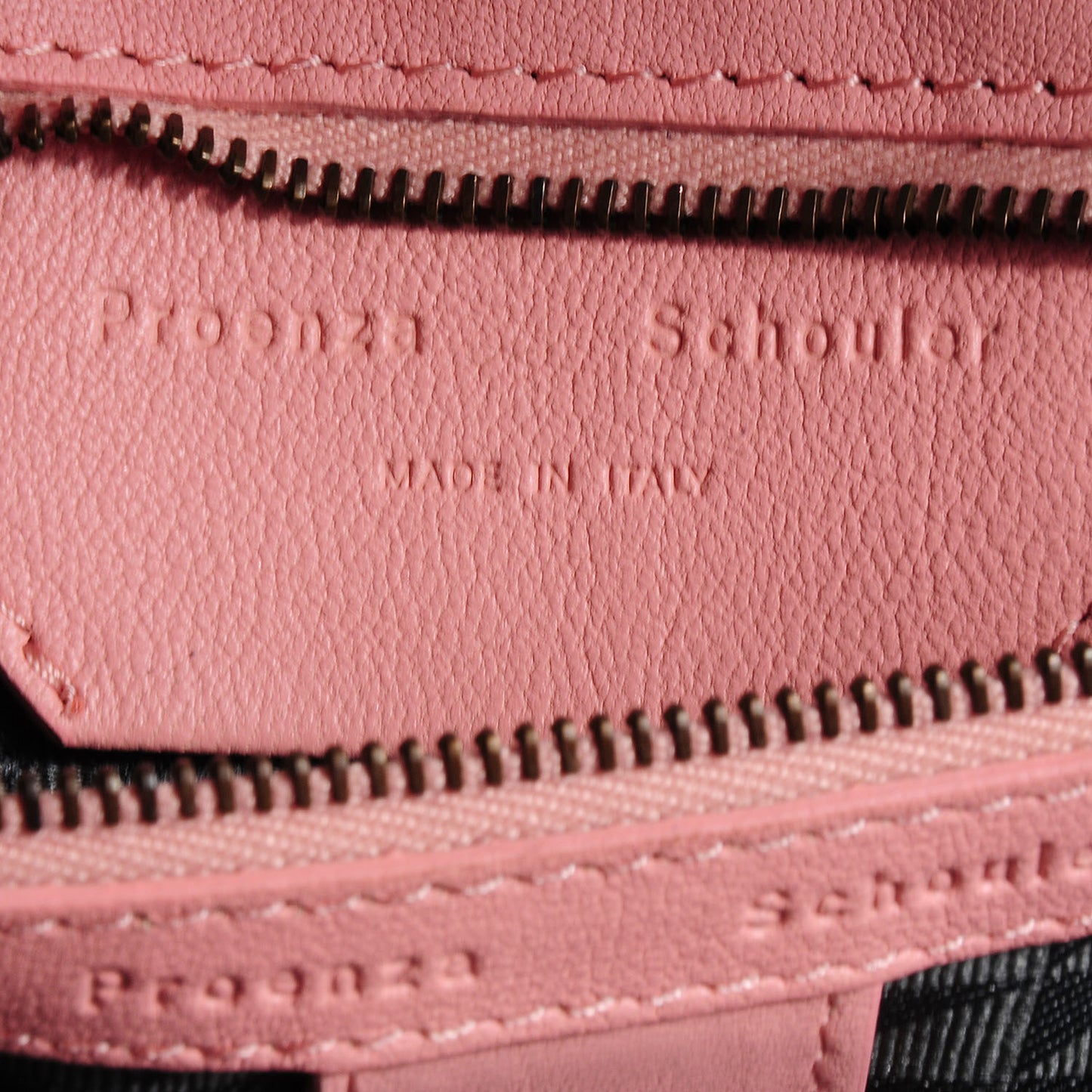 Lambskin PS1 Large Satchel Piglet Pink