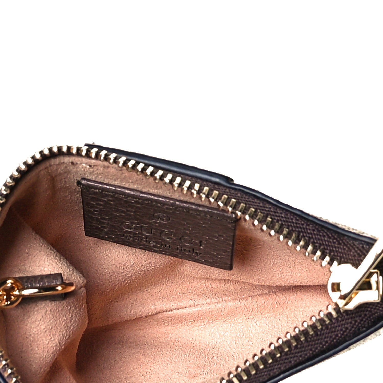 Gucci GG Supreme Monogram Web Ophidia Key Case Beige New Acero 6 of 8