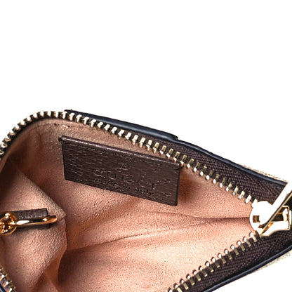 Gucci GG Supreme Monogram Web Ophidia Key Case Beige New Acero 6 of 8