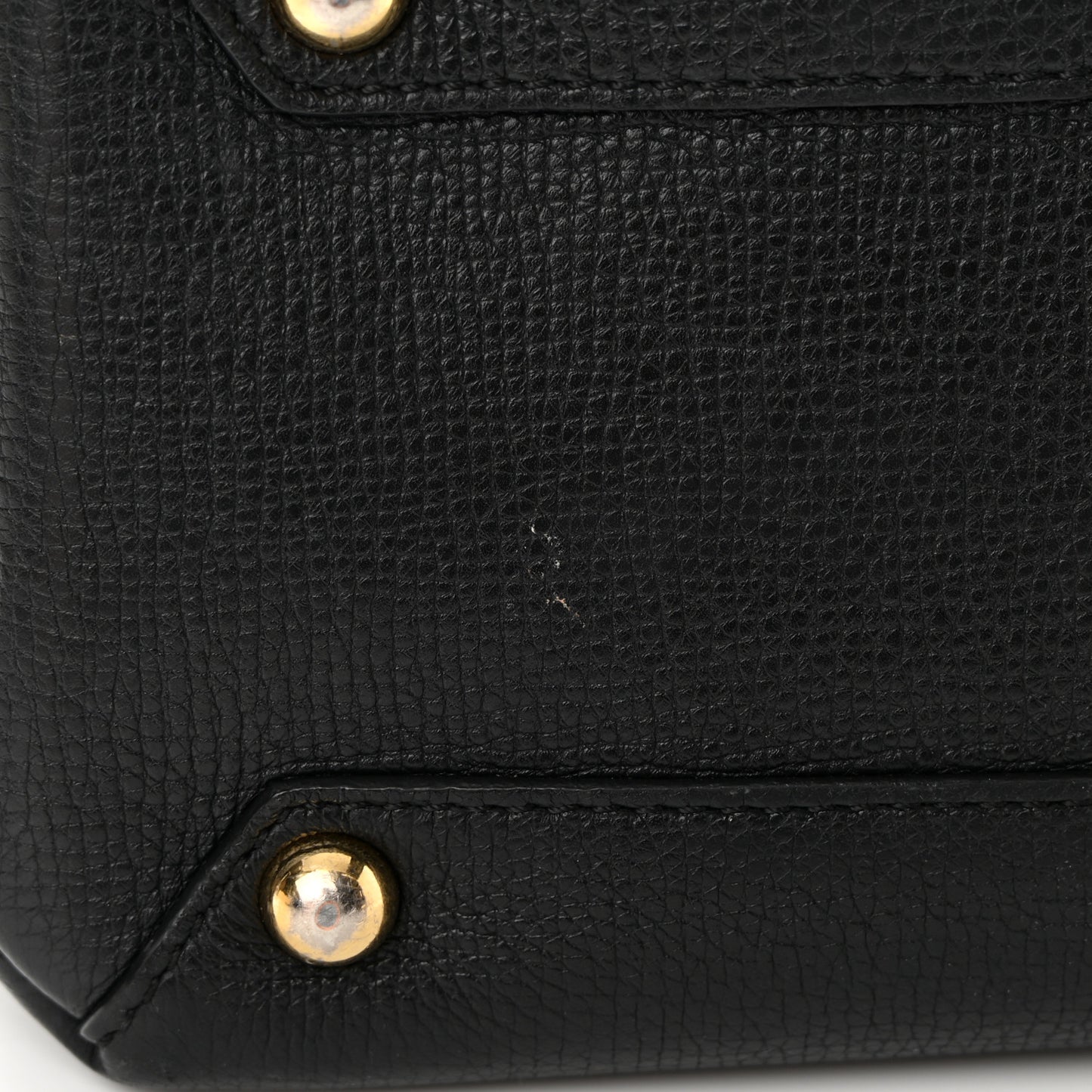 Derby Calfskin House Check Baby Banner Tote Black