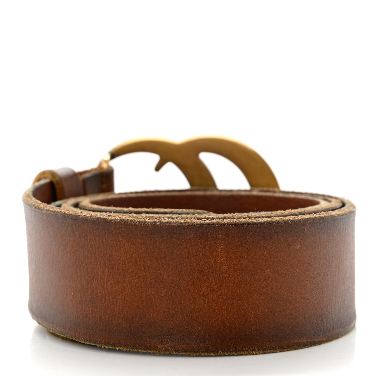 Faded Calfskin Double G 40mm Belt 85 34 Cuir