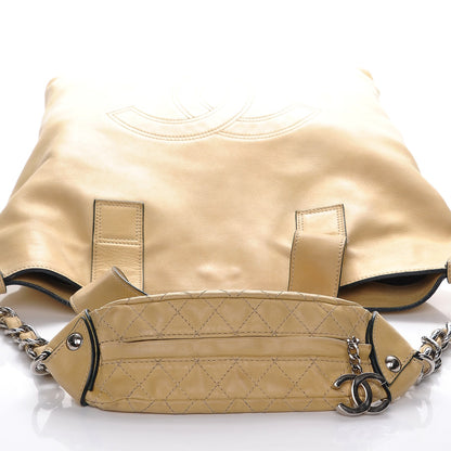 Chanel Lambskin Edgy Tote Beige 14 of 16