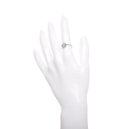 Tiffany Platinum Diamond Enchant Garden Flower Ring 50 5.5 2 of 4