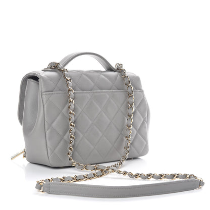 Chanel Caviar Quilted Medium Business Affinity Flap Grey 3 of 11