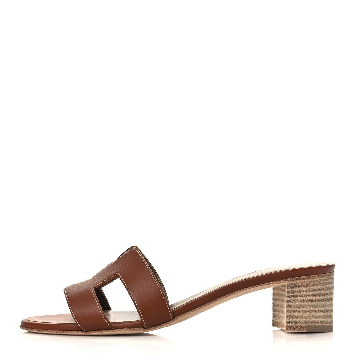 Calfskin Oasis Sandals 38 Gold