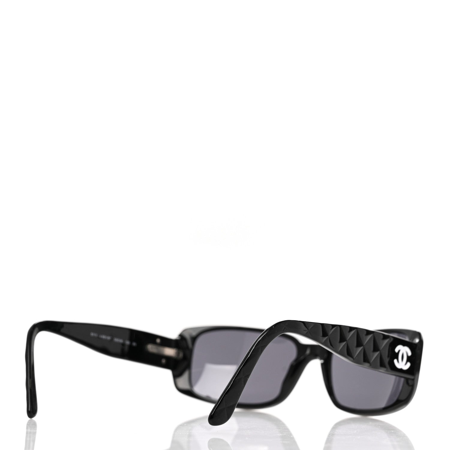Chanel Camellia CC Sunglasses 5111 Black 4 of 9
