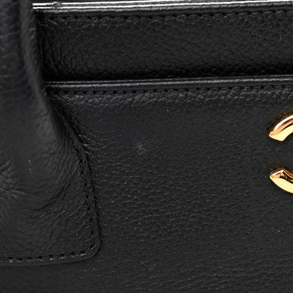 Chanel Calfskin Cerf Executive Shopper Tote Black 11 of 13
