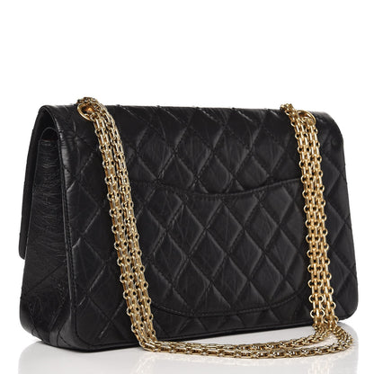 Chanel Aged Calfskin Quilted 2.55 Reissue 226 Flap Black 4 of 9